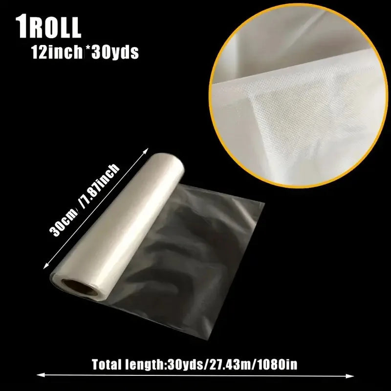 1Roll Washable Water-Soluble Embroidery Stabilizer Film Clear