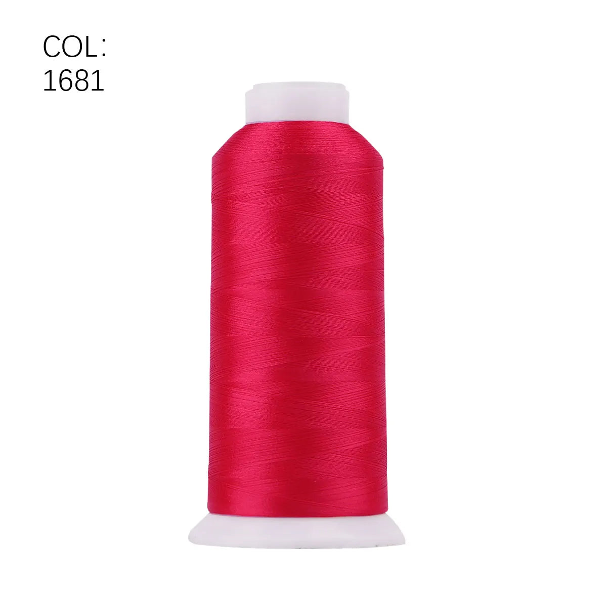 High Tenacity Polyester Embroidery Thread Big Roll 80 4000m Colors