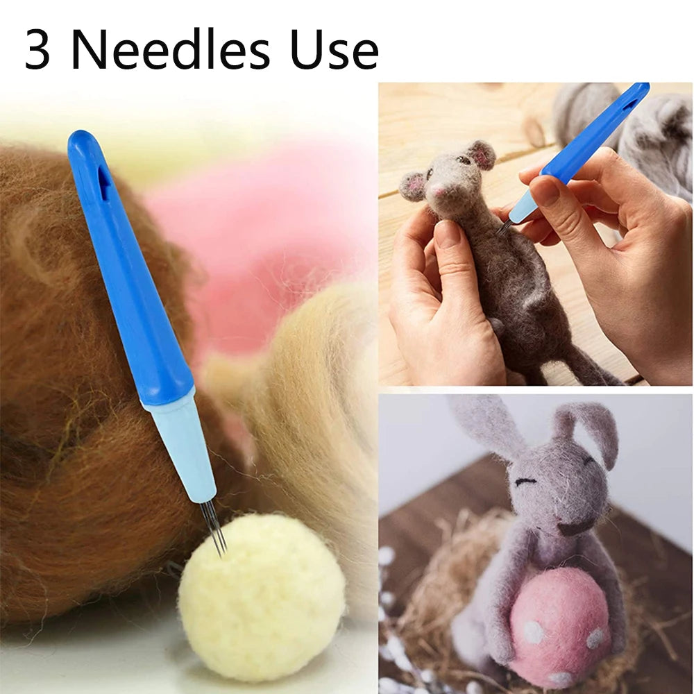 Felting Needle Kit 7 Needles 3 Needles Felting Starter Kit