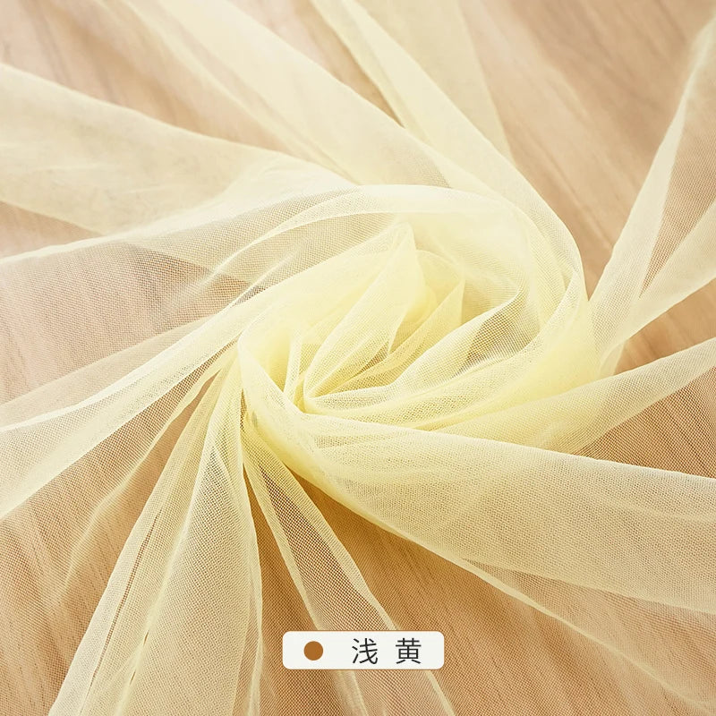 160x50/500cm Soft Mesh Fabric For Wedding Dresses, Decorations, Skirt Fabrics