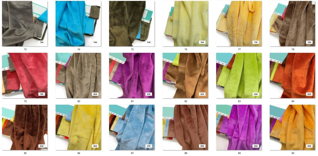 45x50cm 34~66# Plush Fabric 5mm Pile Length 100 Polyester