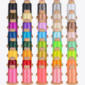 RICHWORD 40Pcs Colors Embroidery Threads 800M (875Y) Polyester Thread Kit