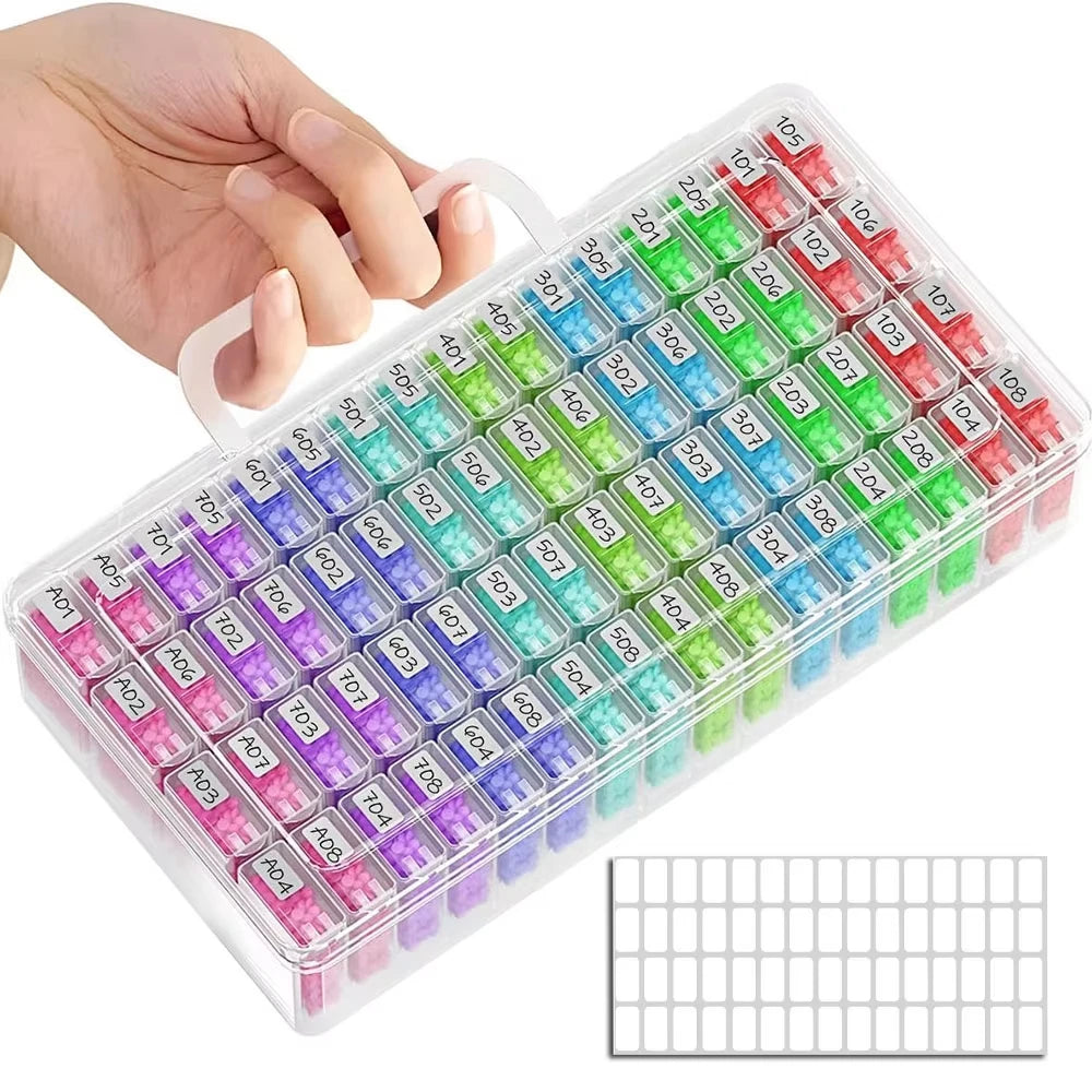 5D DIY Diamond Painting Tools Accessories Storage Box Container Embroidery