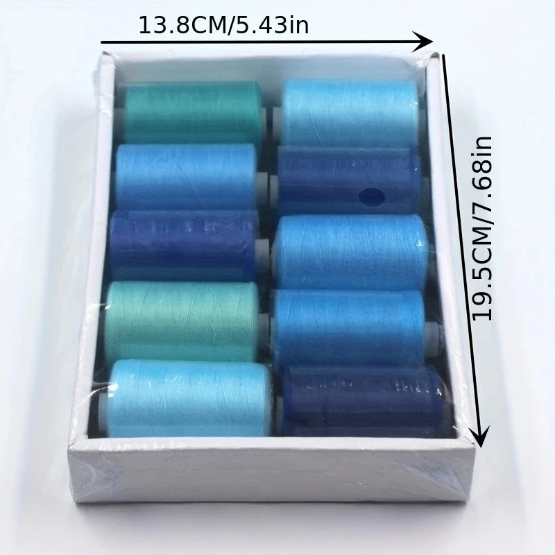 10 Colors Sewing And Embroidery Polyester Thread