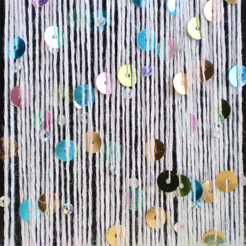 3mm+6mm sequin thread, pure cotton, hand-woven DIY yarn, special price