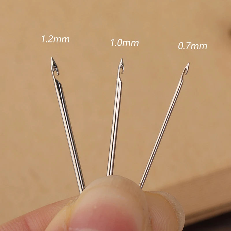 New 1set Embroidery Tambour Hook w/3 Needles Metal Pen Embroidery