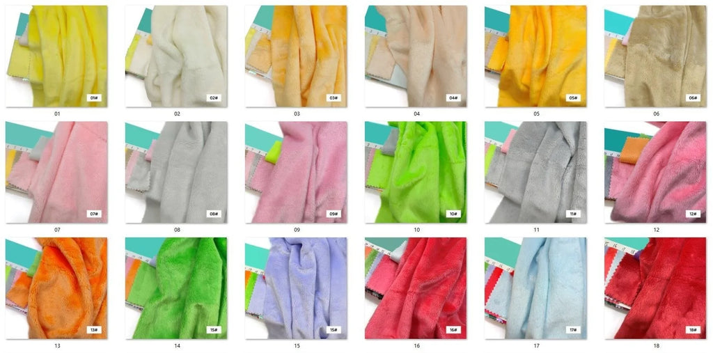 45x50cm 34~66# Plush Fabric 5mm Pile Length 100 Polyester