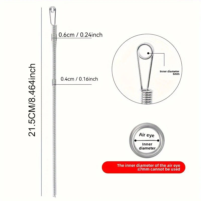 Bendable Spring Drawstring Threader Clip