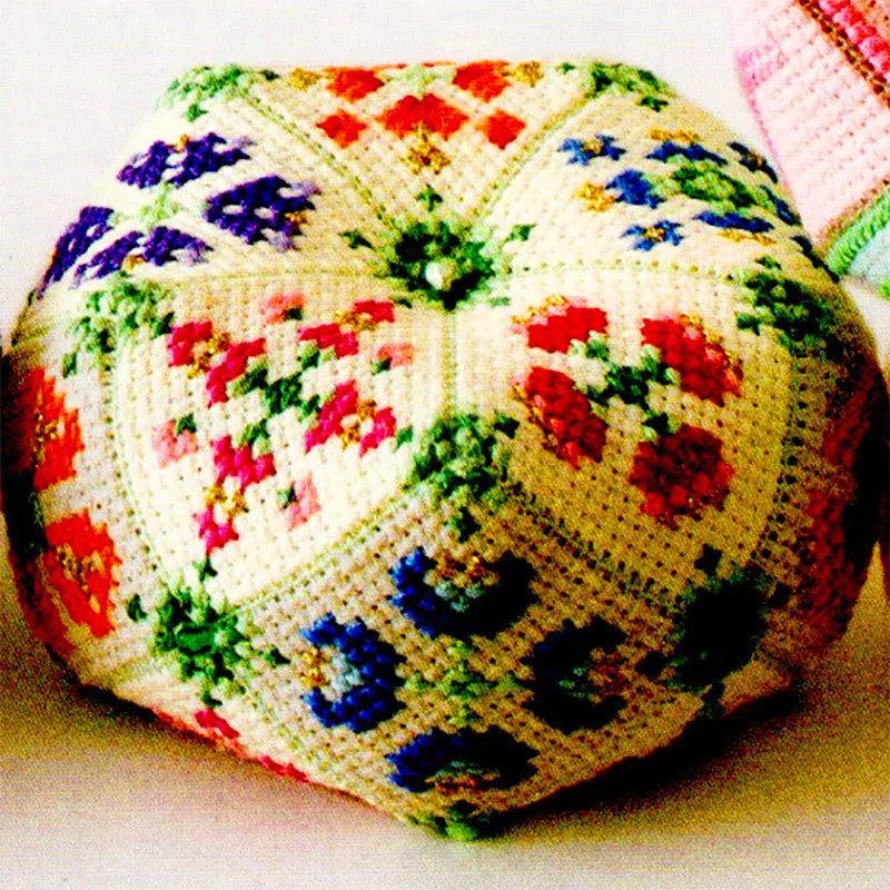 076 Cross-Stitch Kits Pin Needle Cushion Needlework Embroidery Counted Packages