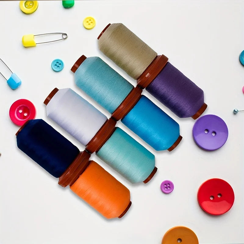 Sewing Threads Kits, 25Colors/1100 Yards Spools, Polyester Sewing Thread Hand/Sewing Machine/Overlock,