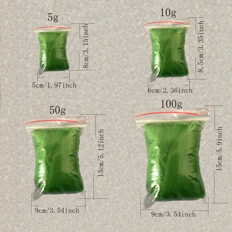 Needle Felting Wool Fibre Wool Roving for DIY Craft Materials,