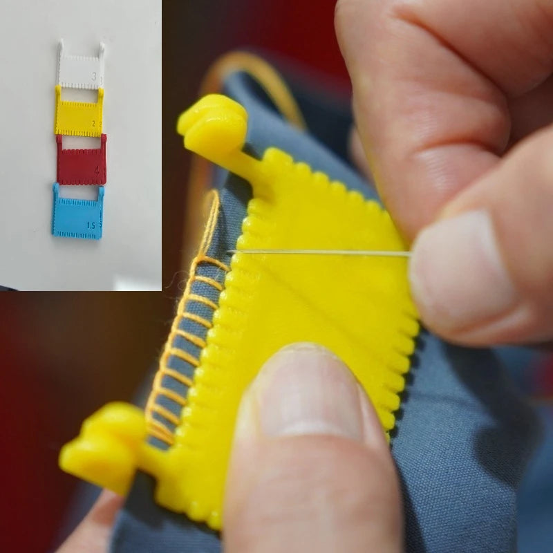 4Pcs Hinged Handheld Hemming Tool Set 1.5/2/3/4mm Sizes Seam Guide