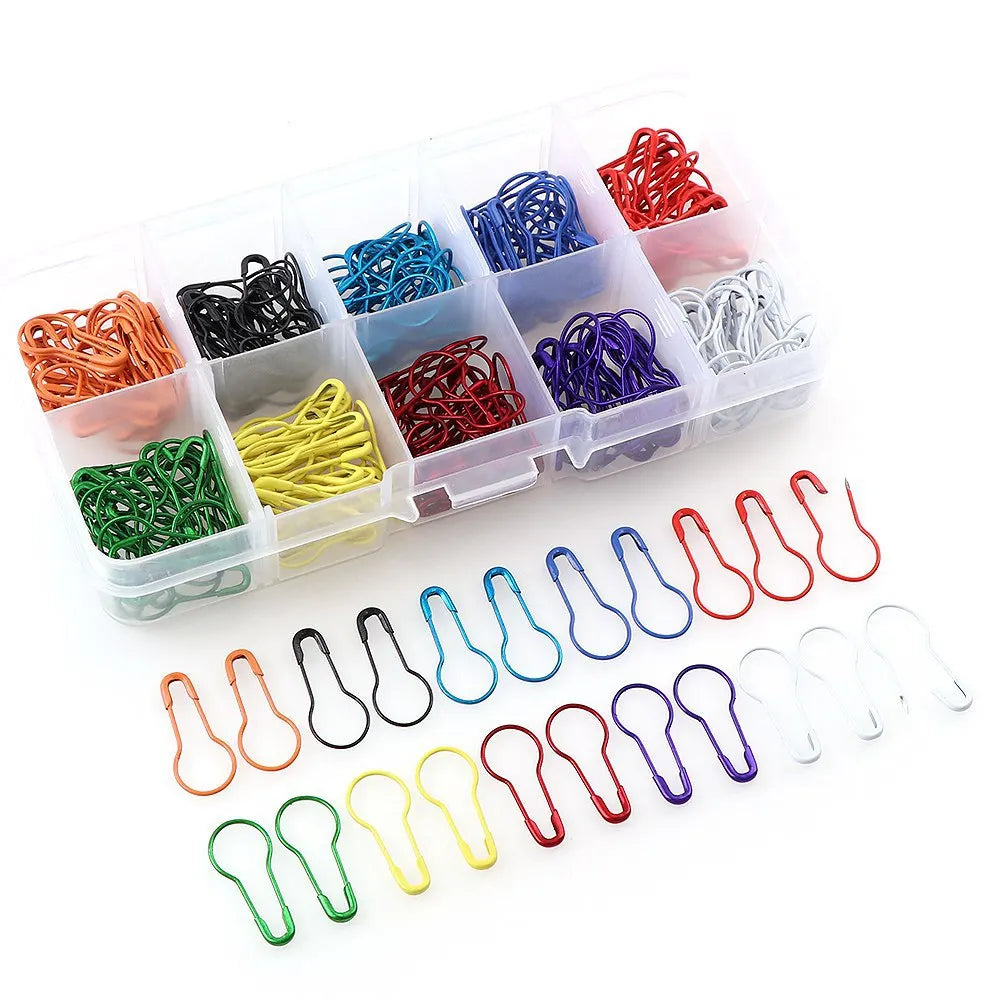 100/300PCS Creative Mix-Color Metal Pin Safety Knitting Tool Cross-Stitch Marker