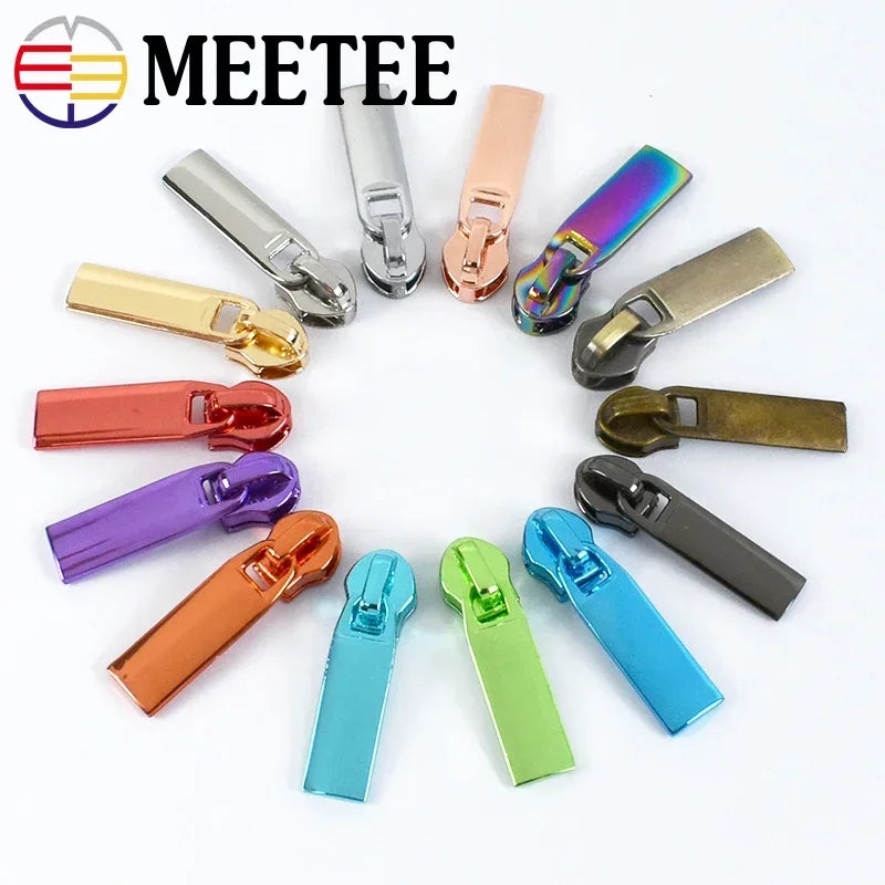 5/10/20P 3#5# Sewing Zipper Slider Nylon Zippers Head Repair Kits