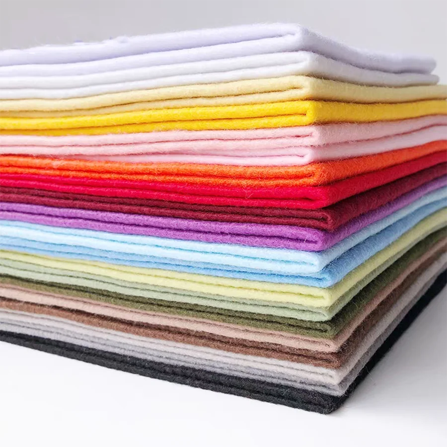 Colorful Soft Felt Fabric Sheets Non-Woven Pad for DIY Craft