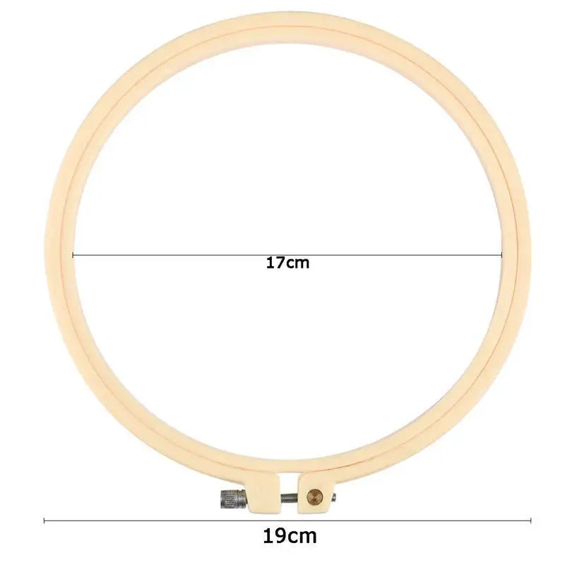 Plastic DIY Embroidery Hoops Square Shape Cross Stitch Frame Ring