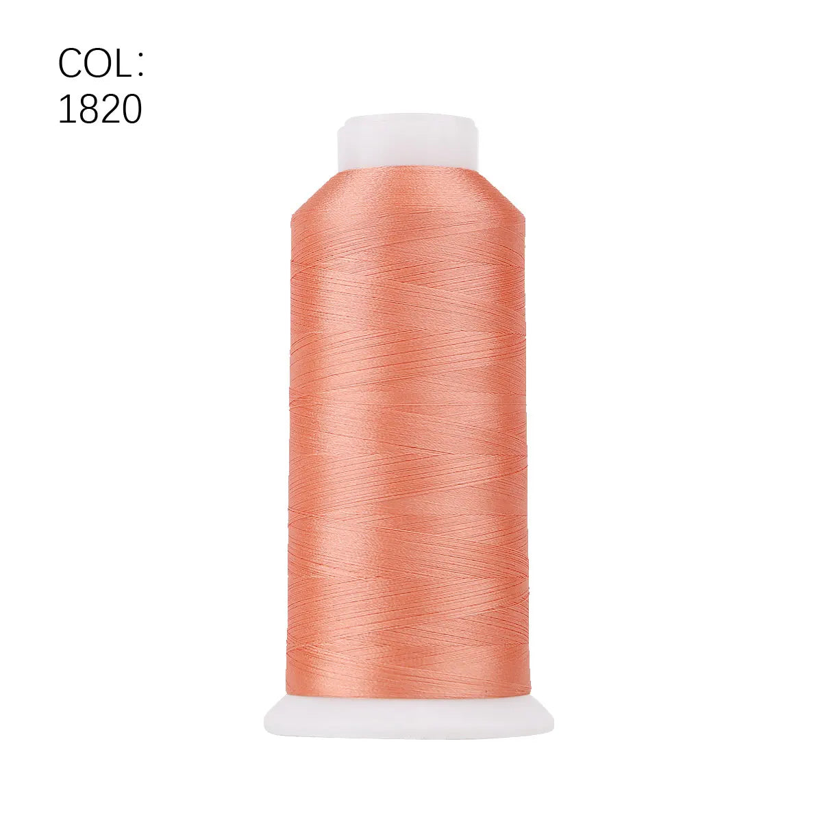 High Tenacity Polyester Embroidery Thread Big Roll 80 4000m Colors