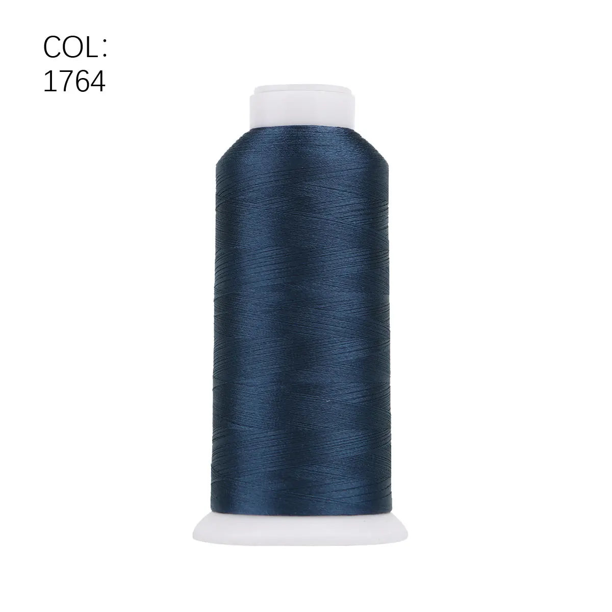 High Tenacity Polyester Embroidery Thread Big Roll 80 4000m Colors