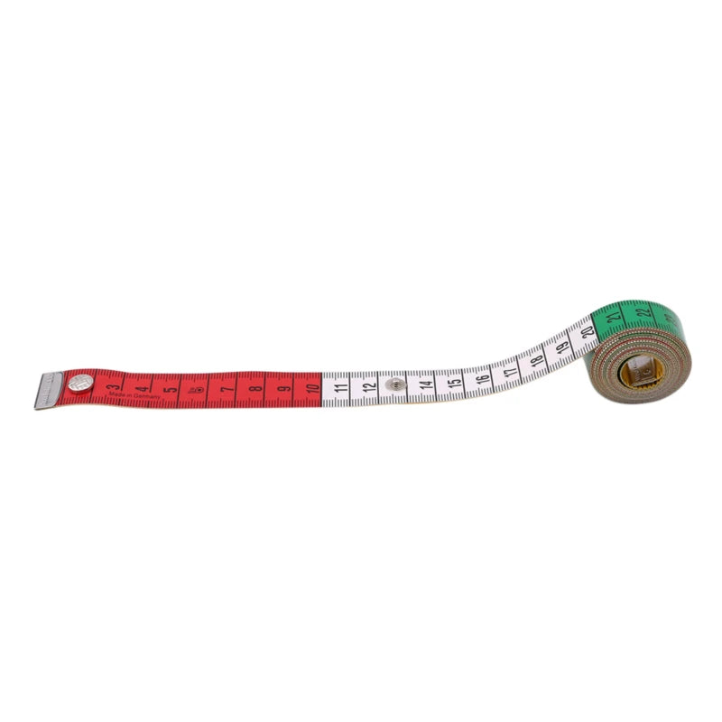 1.5 M Multipurpose Double-Scale Tape Measure Flexible W/Snap Body Tailor-Cloth Ruler