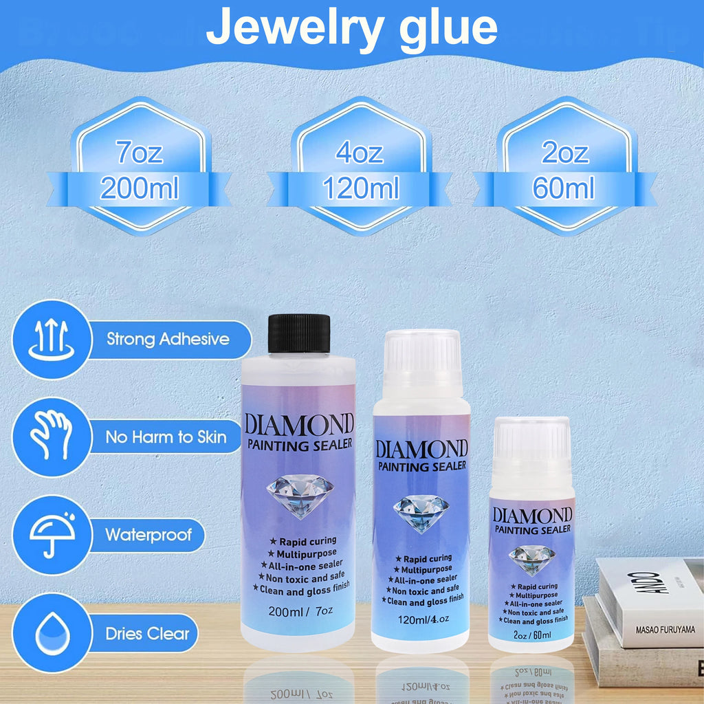 60ML/120ML/200ML Diamond Painting Sealer Conserver Puzzle Glue Diamond Painting