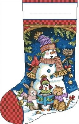 Christmas sock , 100% cotton threads Counted Cross stitch sets Kit 4