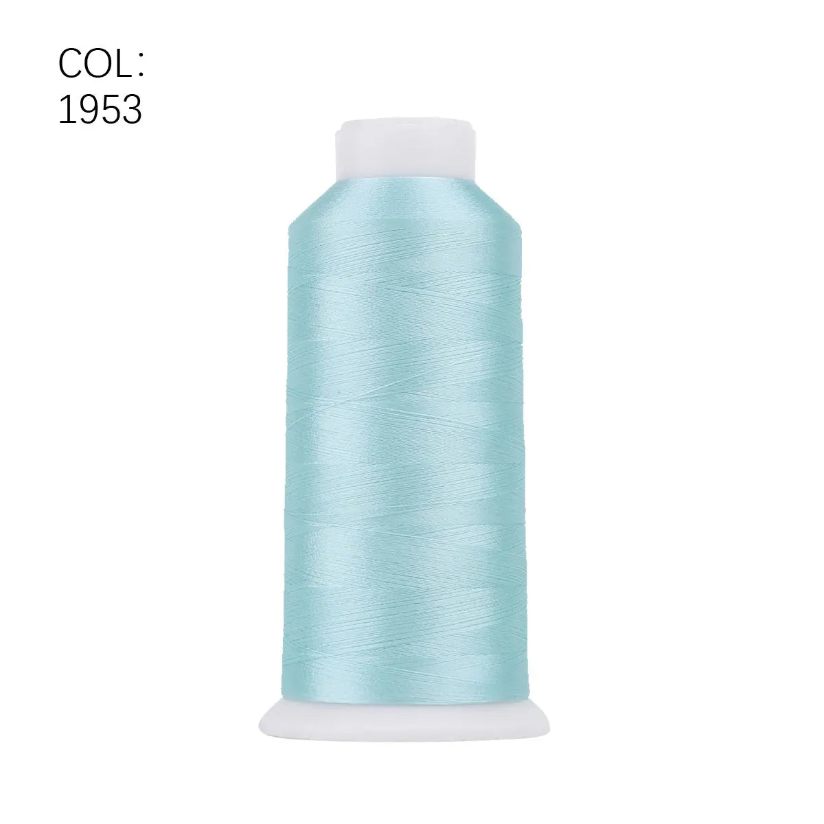 High Tenacity Polyester Embroidery Thread Big Roll 80 4000m Colors