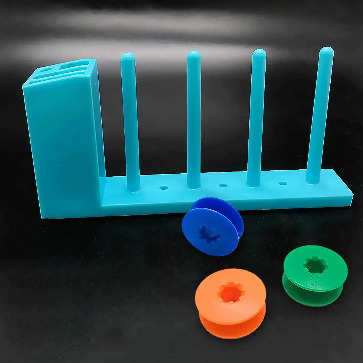 Sewing Machine Four-post Thread Spool Rack Scissors Small