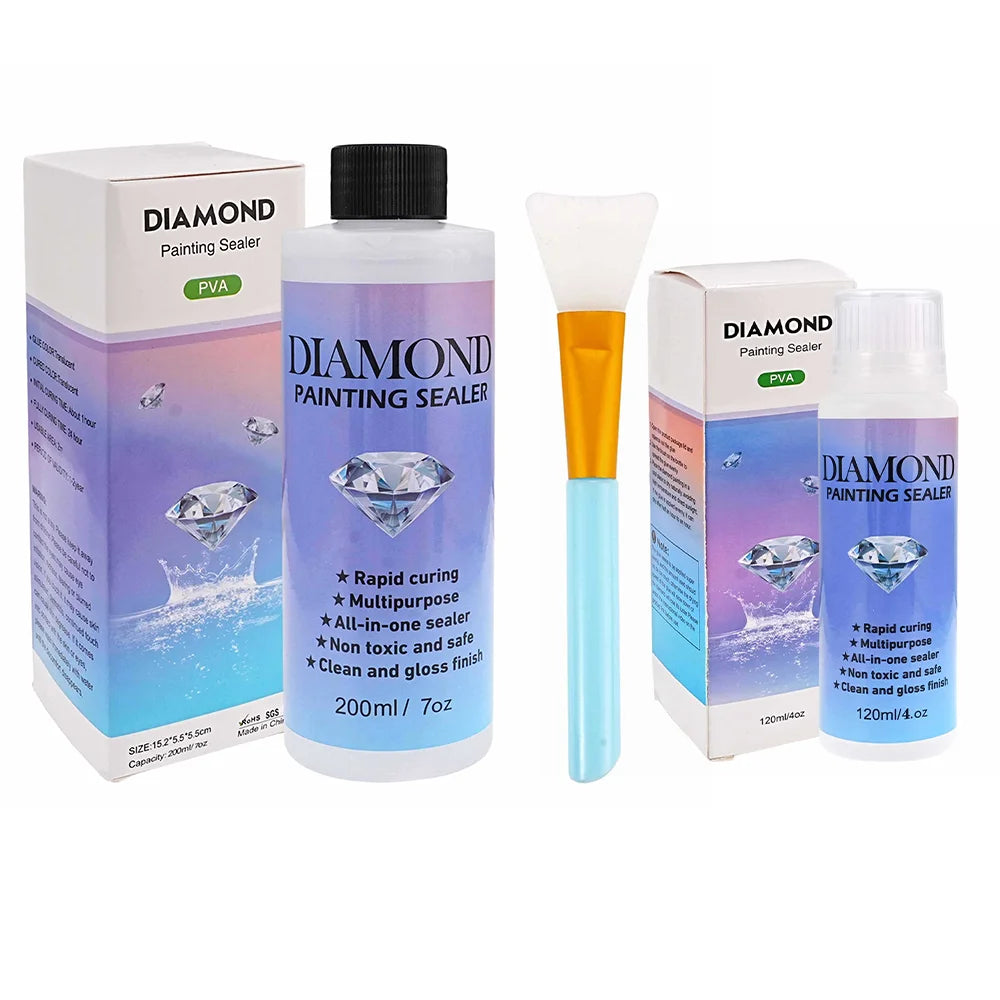 60ML/120ML/200ML Diamond Painting Sealer Conserver Puzzle Glue Diamond Painting