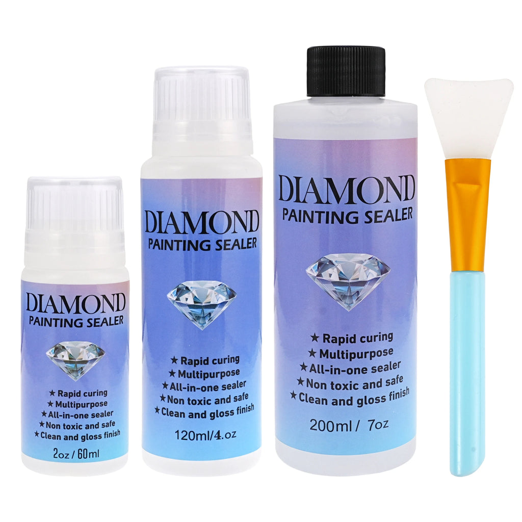 60ML/120ML/200ML Diamond Painting Sealer Conserver Puzzle Glue Diamond Painting