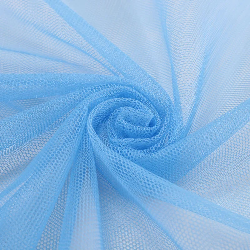 Soft Mesh Tulle Fabric Sewing Wedding Decorations Curtains 1m/5m/10m