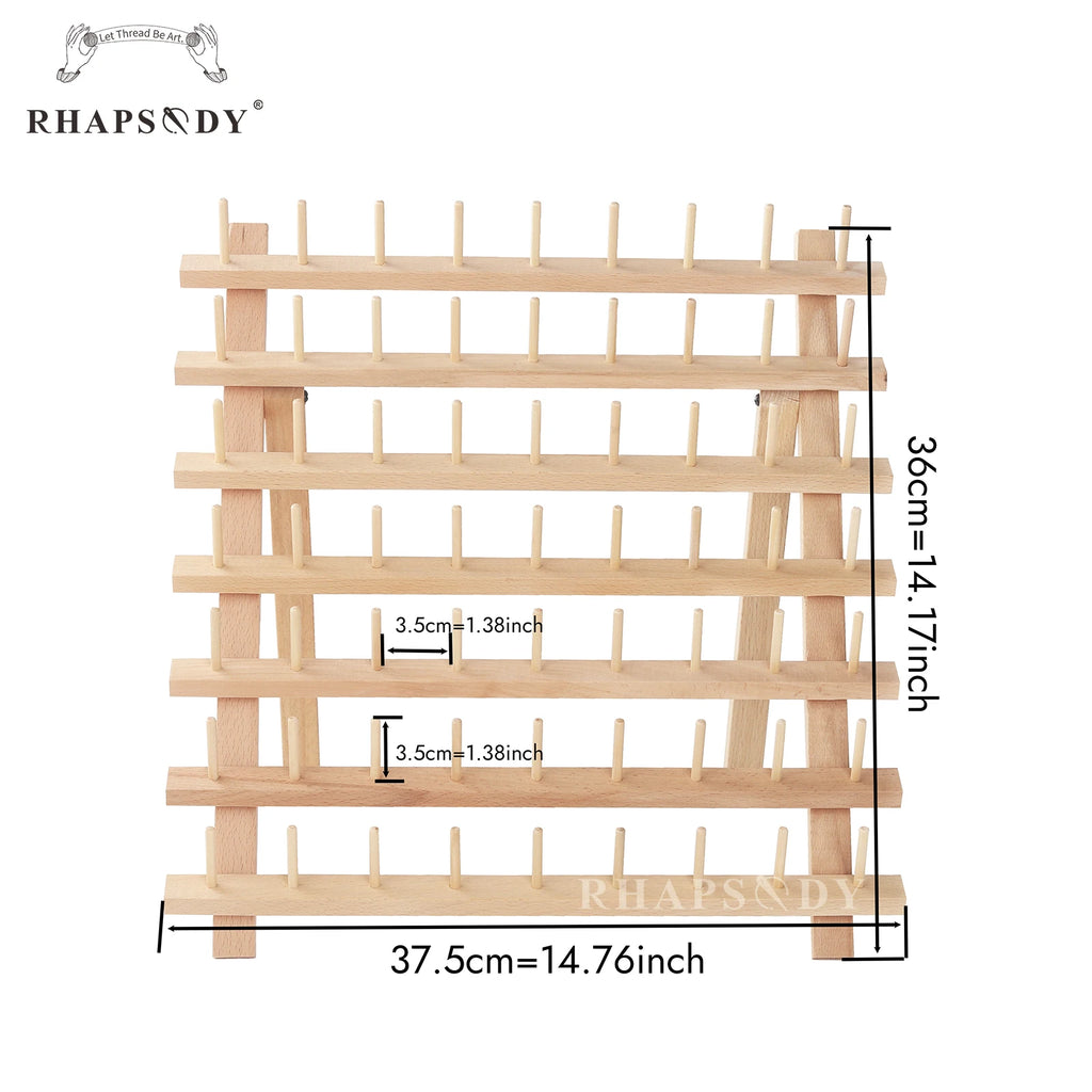 Rhapsody 40WT Polyester Embroidery Machine Thread 550Y 60 Colors