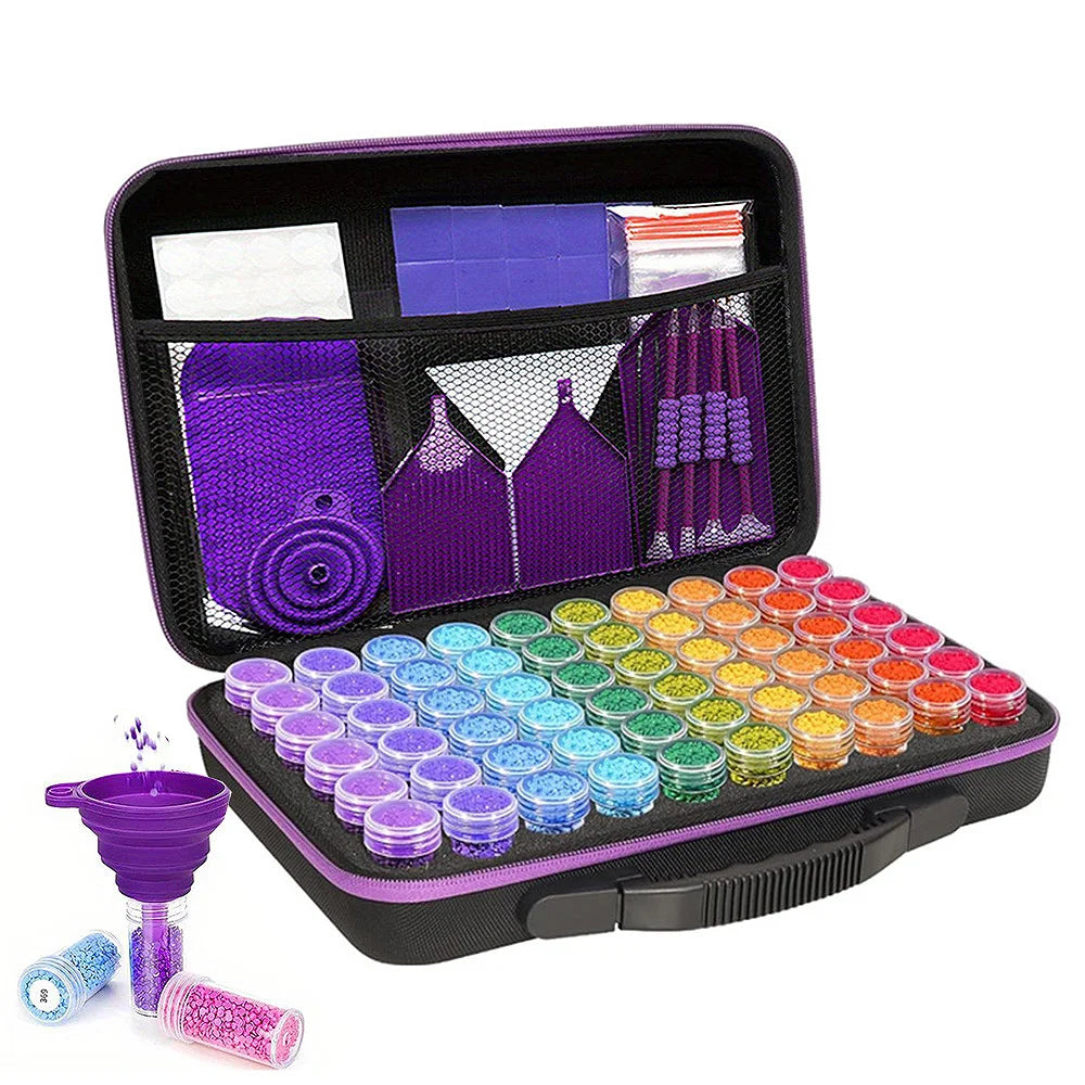 60 Grids Diamond Painting Tools Kits Diamond Paint Accessories Container