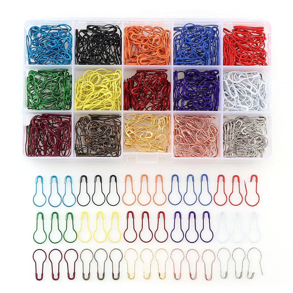 100/300PCS Creative Mix-Color Metal Pin Safety Knitting Tool Cross-Stitch Marker