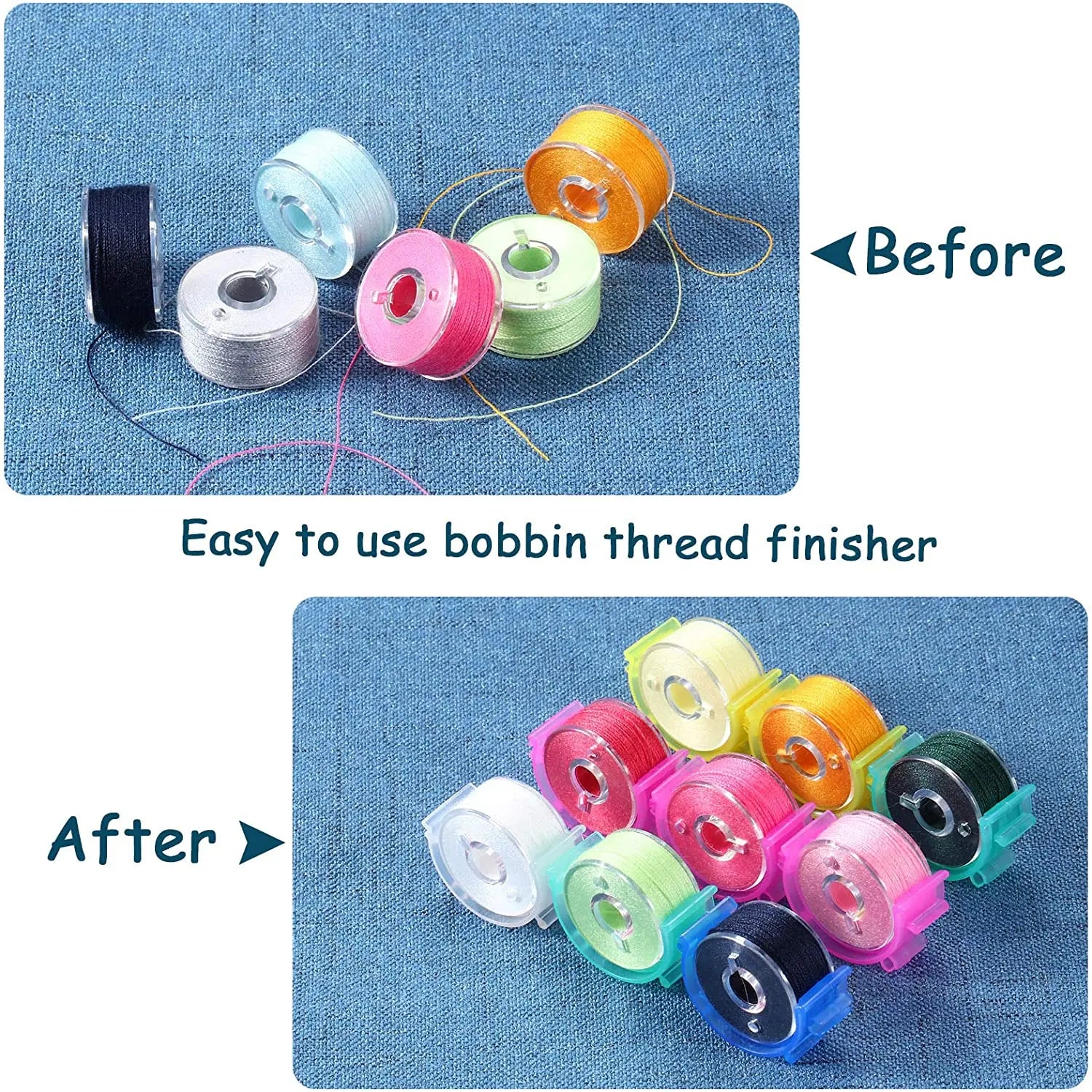 5-20PCS Bobbin Thread Huggers Clamps Holder Keep Spools From Unwinding