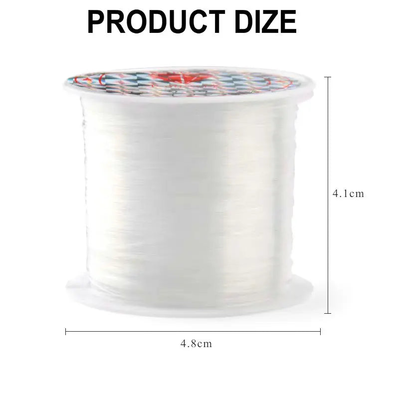 100M Plastic Crystal Beading Fishing Line No Elastic Jewelry Wire