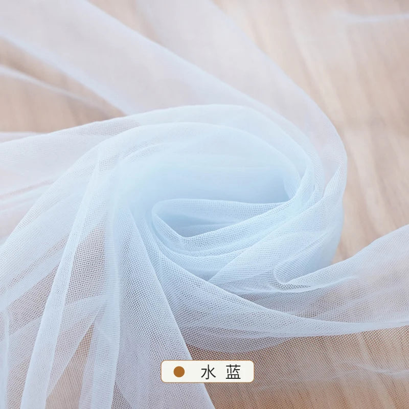 160x50/500cm Soft Mesh Fabric For Wedding Dresses, Decorations, Skirt Fabrics