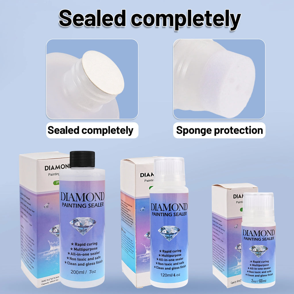 60ML/120ML/200ML Diamond Painting Sealer Conserver Puzzle Glue Diamond Painting