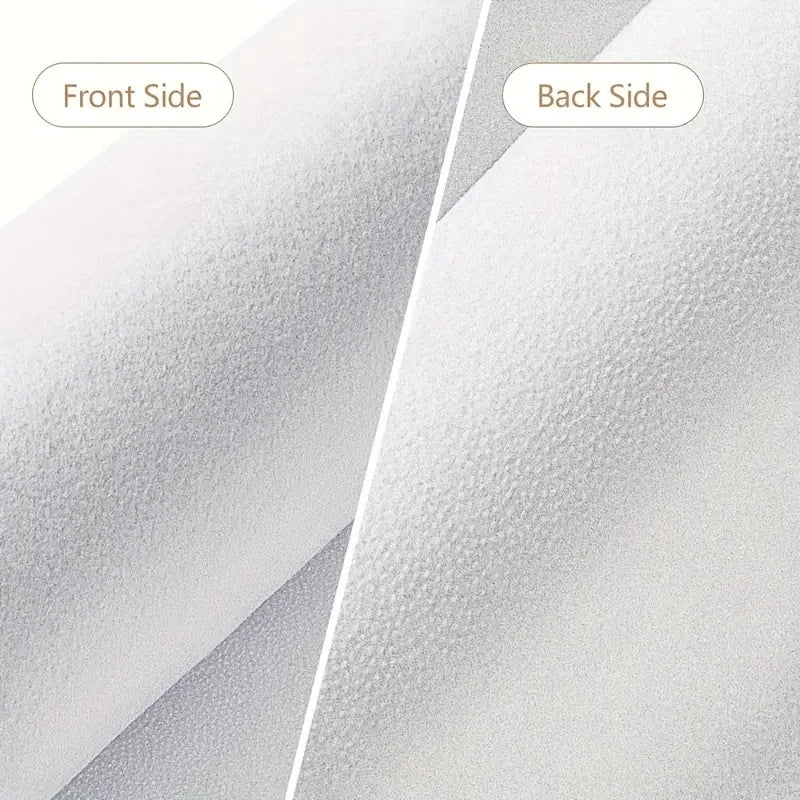 1Roll 11.6×15yd Iron-On Fusible Interfacing - Lightweight Polyester For Sewing Crafts