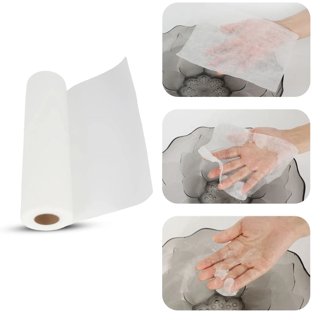 Wash-Away Water Soluble Embroidery Stabilizer 12"x25Yd-Roll-40g Compatible with Most Hoops