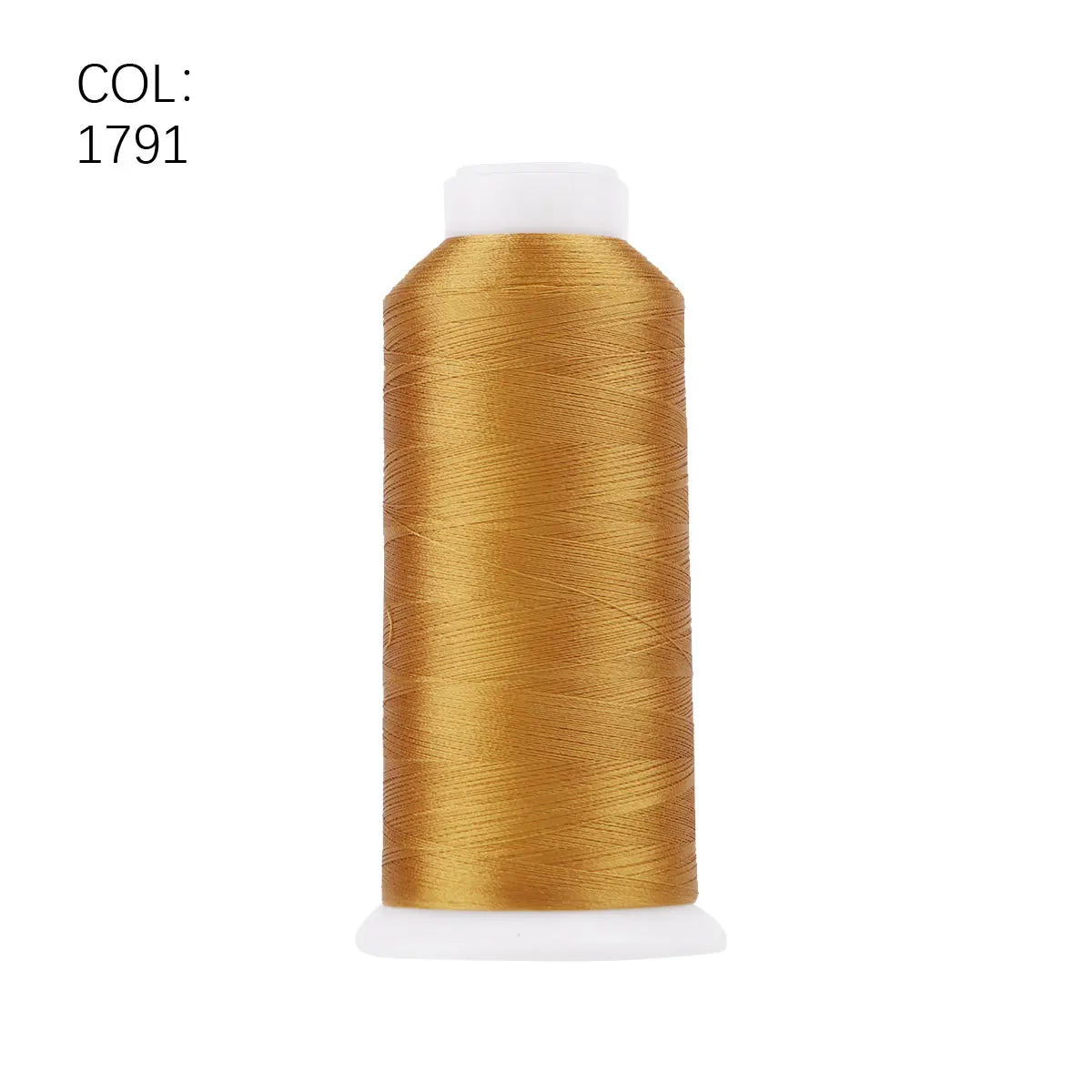 High Tenacity Polyester Embroidery Thread Big Roll 80 4000m Colors