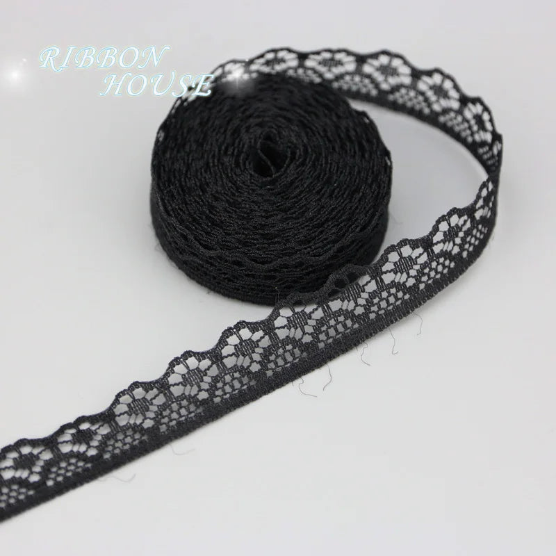(20 yards/roll) 15mm white Lace fabric Webbing Decoration gift packing Material