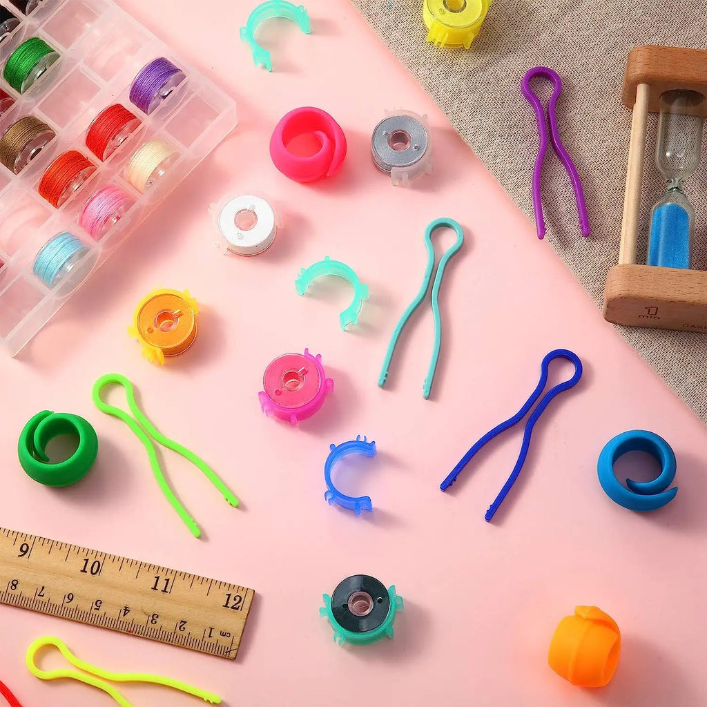5-20PCS Bobbin Thread Huggers Clamps Holder Keep Spools From Unwinding