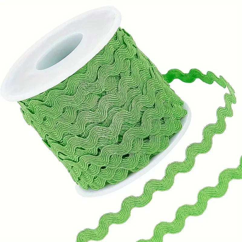 1 Roll 27yd/25m RIC Rac Ribbon Bending Fringe Trim 5mm/0.2 inch