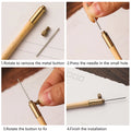 New 1set Embroidery Tambour Hook w/3 Needles Metal Pen Embroidery