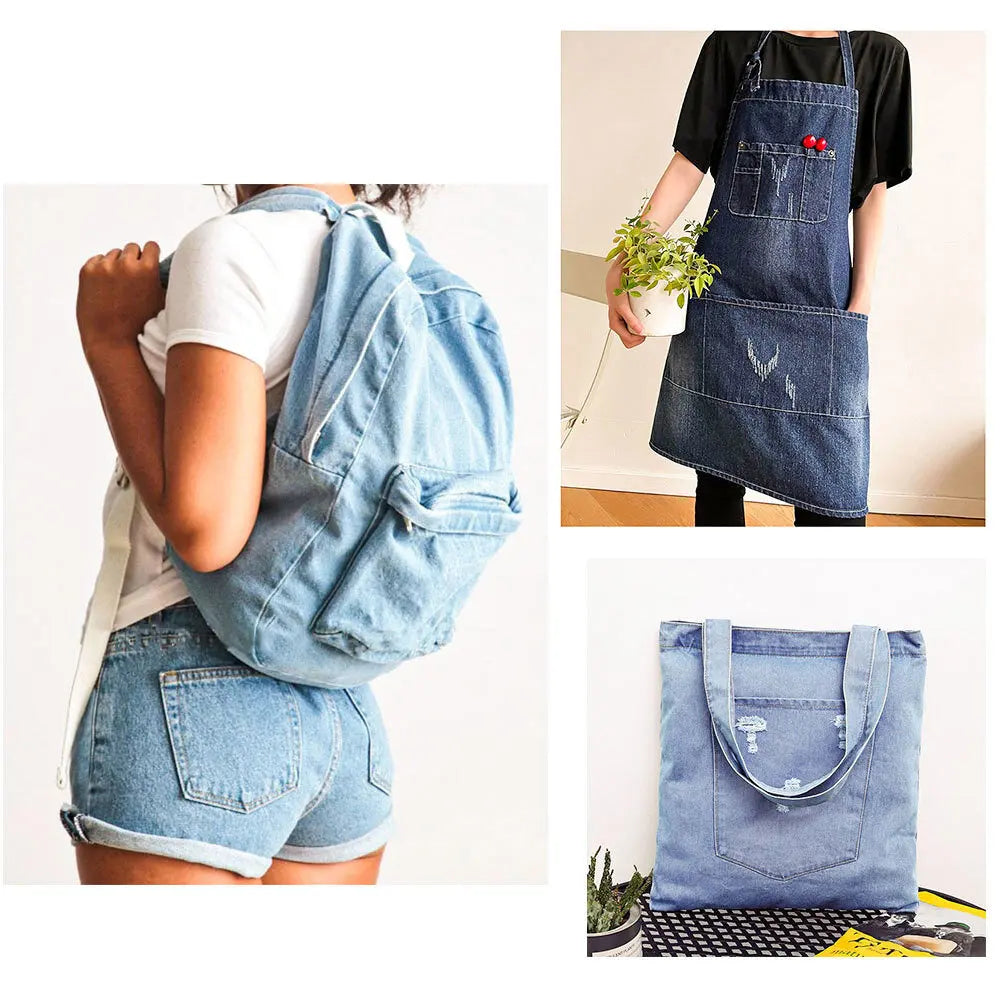145cm Stretch Denim Fabric Blue Washed Micro Elastic Breathable Apparel