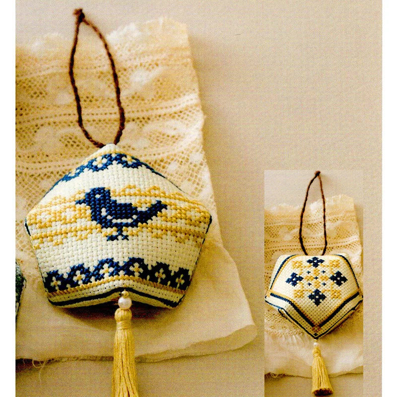 076 Cross-Stitch Kits Pin Needle Cushion Needlework Embroidery Counted Packages