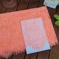 3Meters French chantilly lace Floral embroidered trim with scallop eyelash