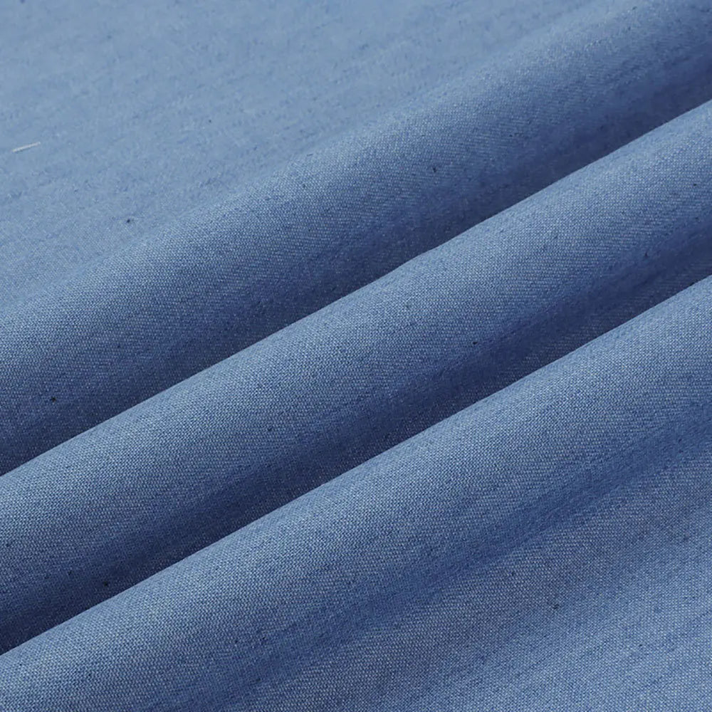 145cm Stretch Denim Fabric Blue Washed Micro Elastic Breathable Apparel