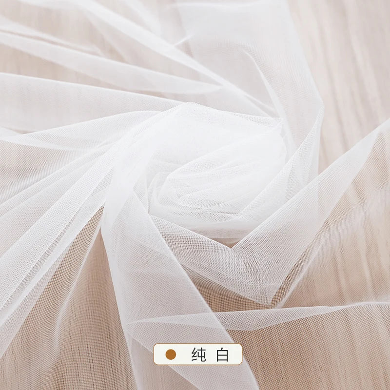 160x50/500cm Soft Mesh Fabric For Wedding Dresses, Decorations, Skirt Fabrics