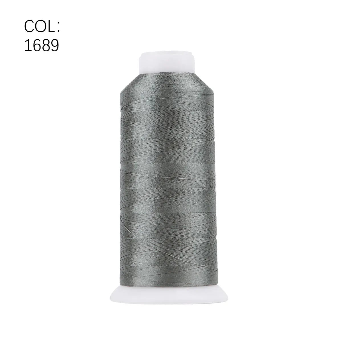 High Tenacity Polyester Embroidery Thread Big Roll 80 4000m Colors